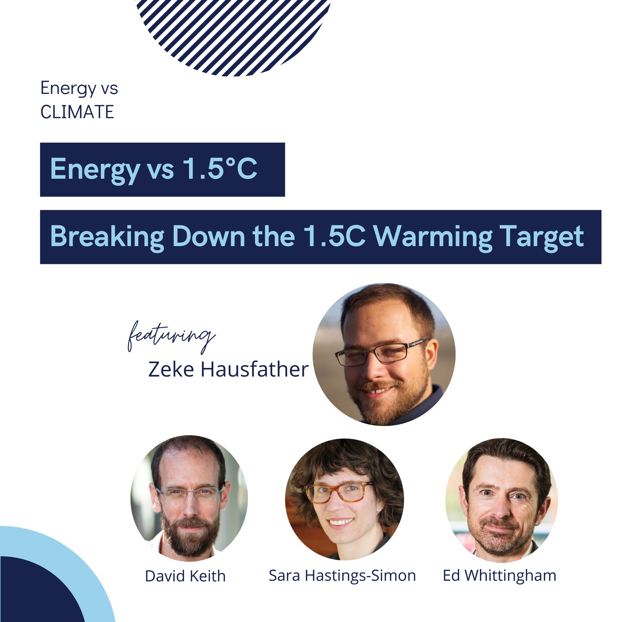 Energy vs 1.5°C - Breaking Down the 1.5C Warming Target