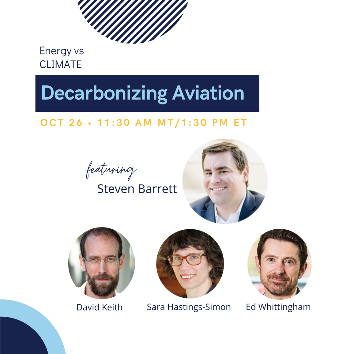 Last chance to register: Decarbonizing Aviation