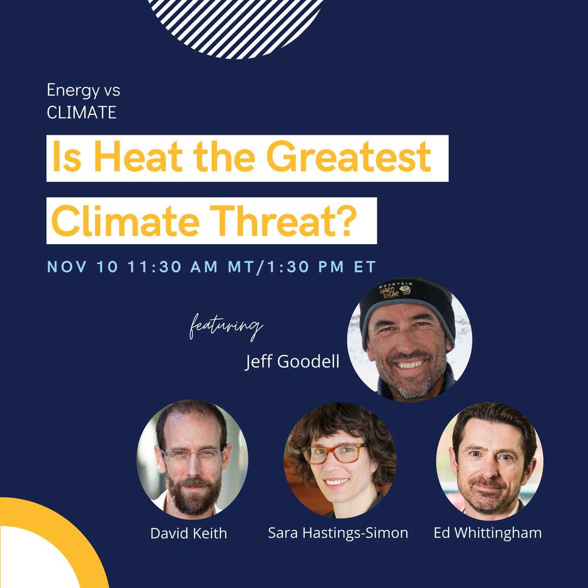 Last chance to register: Is Heat the Greatest Climate Threat?