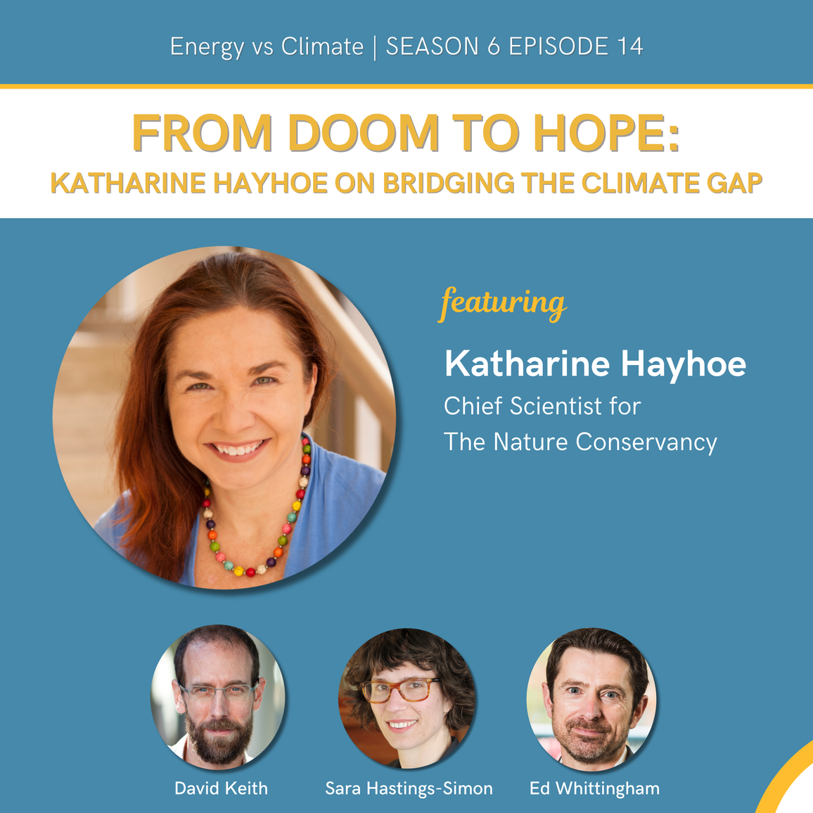 You're Invited - From Doom to Hope: Katharine Hayhoe on Bridging the Climate Gap | July 2 at 4pm ET
